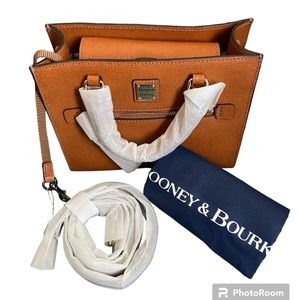 DOONEY & BOURKE Mini Saffiano Leather Bag (Janine)